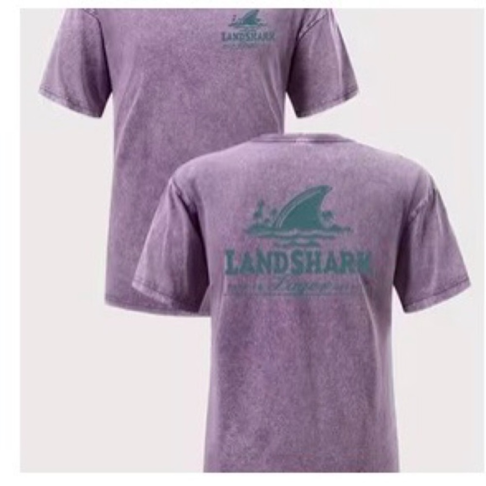 💕5/$15 Landshark Purple T-Shirt, unisex